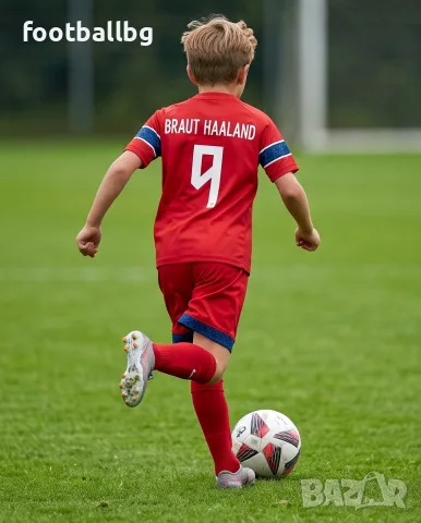 HAALAND 9 ❤️⚽️ детско юношески футболни екипи 🇳🇴 NORWAY 🇳🇴 НОВО сезон 2026-27 година 