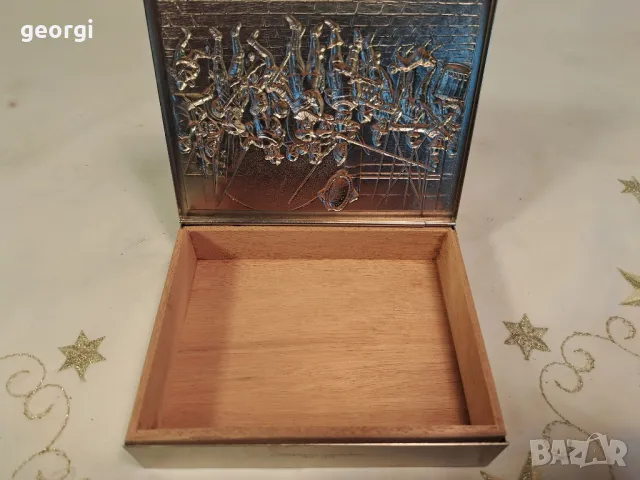дървена кутия с метален обков 25/4, снимка 3 - Колекции - 50248360