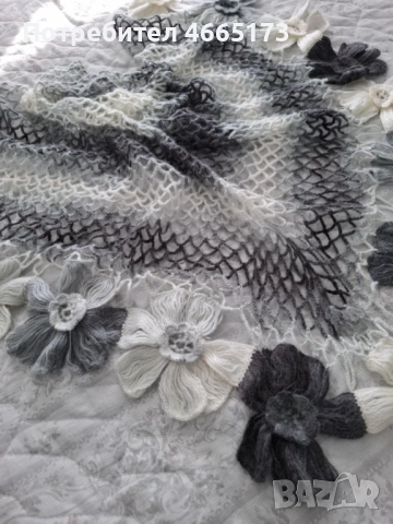 Дамски Шал меланж , снимка 6 - Шалове - 53025238