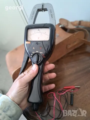 стар чешки бакелитов уред ампермер, снимка 2 - Антикварни и старинни предмети - 48958874