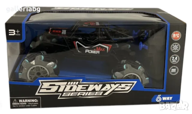 🚙 Радиоуправляема каскадна кола – Sideways Series 360° Drift Car