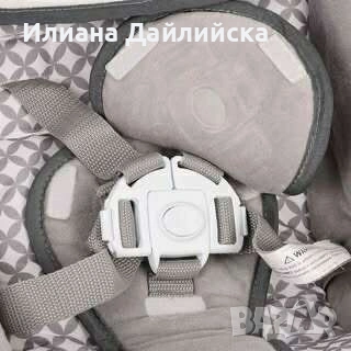 Електрическа люлка за бебе Zizito Hana с 5 точков колан и регулируеми презрамки., снимка 2 - Други - 53878197