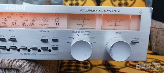 Philips 604 recivier , снимка 4 - Ресийвъри, усилватели, смесителни пултове - 55760442