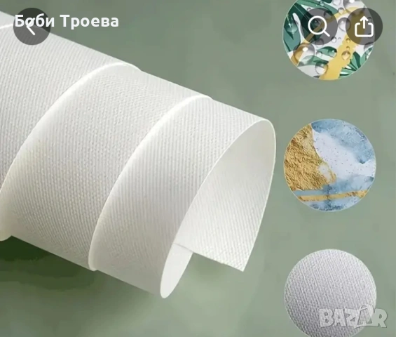 Обаятелен Селски Пейзаж на платно - Есенна Сцена, Черна Котка до Масата и Ярки Къщи, снимка 3 - Картини - 53020163