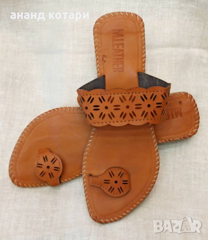Индийски кожени чехли, снимка 7 - Сандали - 29058171