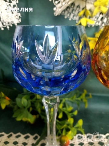 Кристални чаши за вино и ракия, снимка 3 - Чаши - 52937291