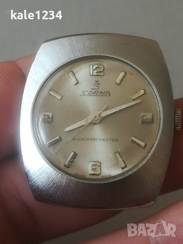 Швейцарски часовник SORNA. Swiss made. Vintage watch. Механичен. Дамски, снимка 5 - Дамски - 42096937