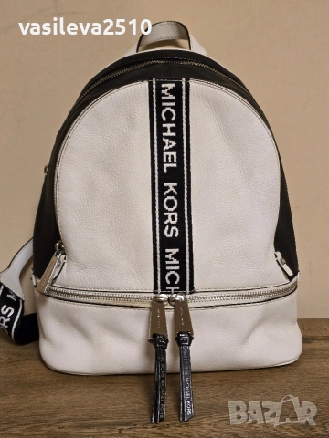 Michael Kors оригинална дамска раница от естествена кожа , снимка 6 - Раници - 53892563