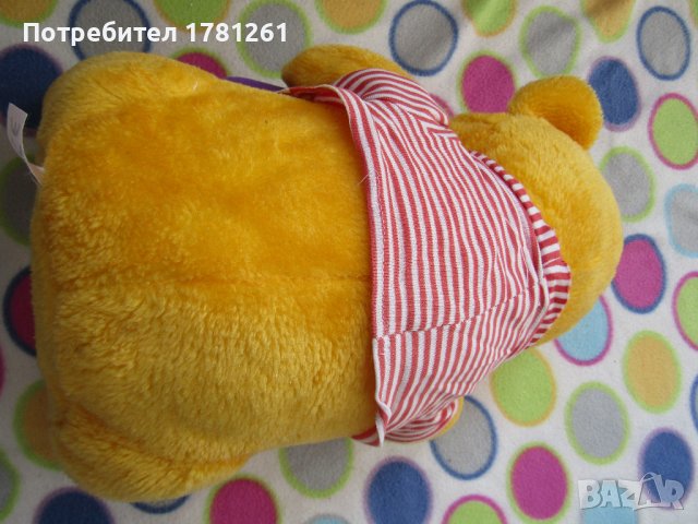 Плюшена играчка голям жълт мечок, снимка 2 - Плюшени играчки - 44353392