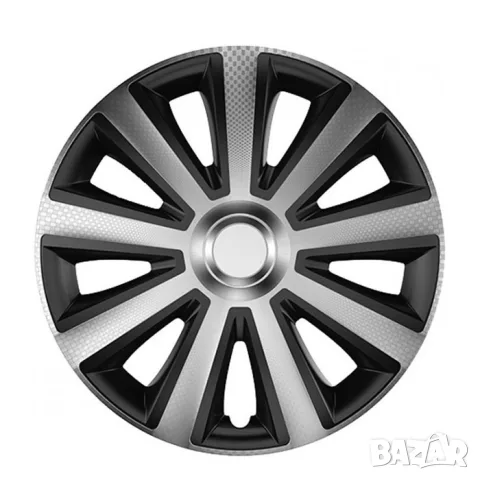 Сребристо-черни тасове Versaco Carbon Aviator за 13'' джанти