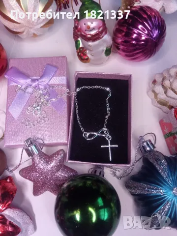 Колие кръст и безкрайност , снимка 2 - Колиета, медальони, синджири - 48758288