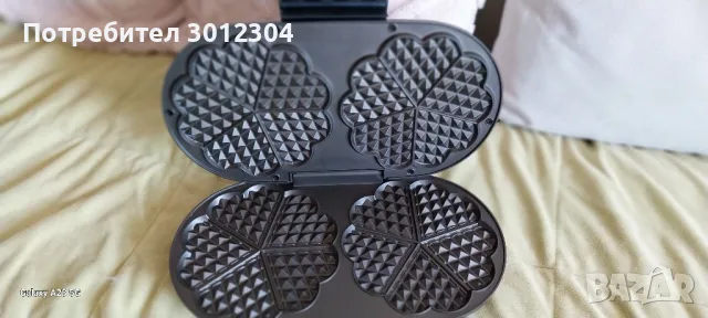 Гофретник/двоен/, снимка 2 - Тостери - 50297862