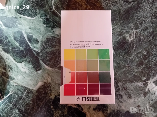 Fisher E-120 VHS видео касета, снимка 4 - Декове - 54218508