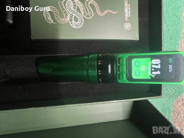 Безжична tatto професионална писалка за татуировки Dragonhawk Fold Pro Year of Snake Edition, снимка 11 - Друга електроника - 52823526