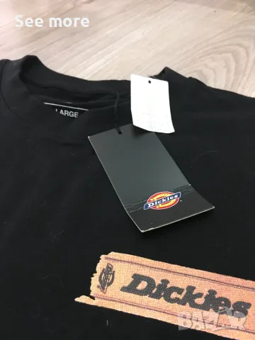 Dickies  Paxico T-Shirt - Black мъжка тениска нова L, снимка 3 - Блузи - 55906321