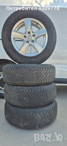 алуминиеви джанти със зимни гуми 16" 215/65