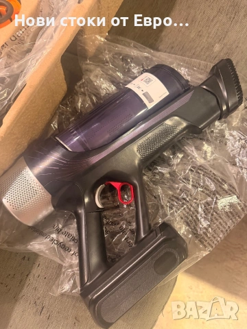 Нова! Прахосмукачка Rowenta X-FORCE FLEX 9.60 Allergie черен/лилав  Тип:Вертикална Вид на почистване, снимка 2 - Прахосмукачки - 53057627