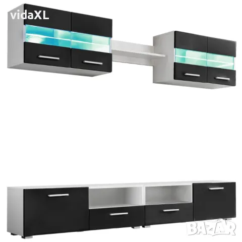 vidaXL ТВ секция от 5 части с LED осветление（SKU:246028, снимка 1 - Други - 47644196