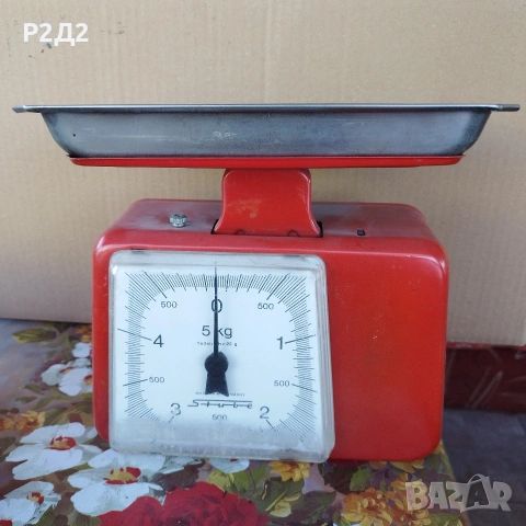 стар домакински кантар до 5 кг