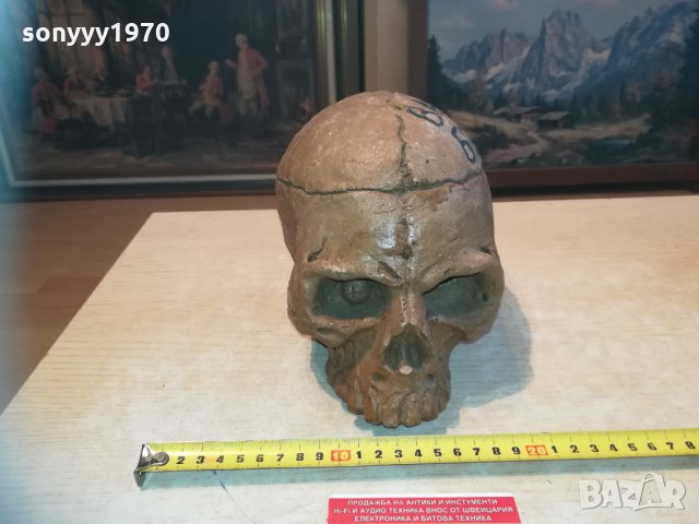 черепа-керамика 20х19х14см 0903211130, снимка 2 - Колекции - 32092172