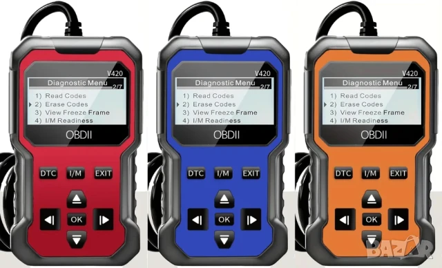 Full OBD2 EOBD автомобилен диагностичен кодочетец V420 