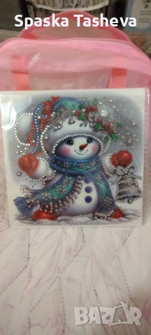 Диамантени коледни картички , снимка 2 - Други - 52764329