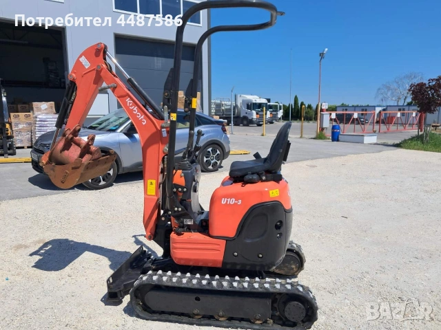 Употребяван верижен багер Kubota U10-3