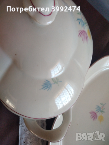 Супник и плато ,1975г.,НОВИ, снимка 5 - Сервизи - 44921734