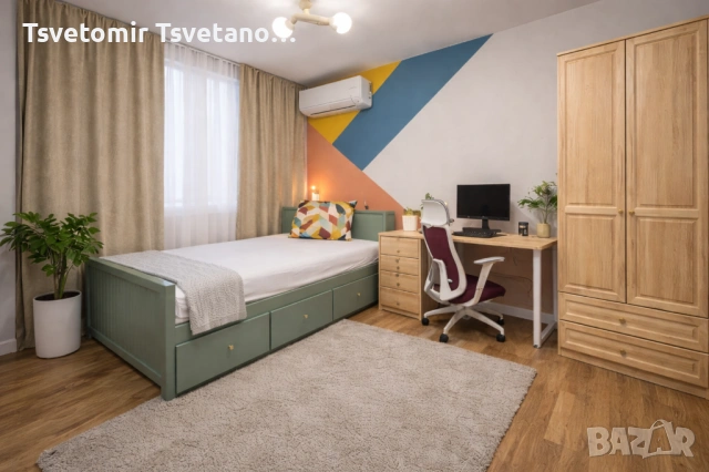 Обзаведена стая под наем в поддържан апартамент