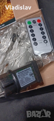 Външна светлинна мрежа 3 x 2 м 208 LED, снимка 3 - Лед осветление - 52418125