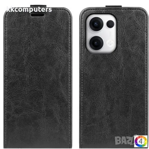 Oppo Reno13 5G Flip2 Кожен Калъф и Скрийн Протектор, снимка 4 - Резервни части за телефони - 49894640