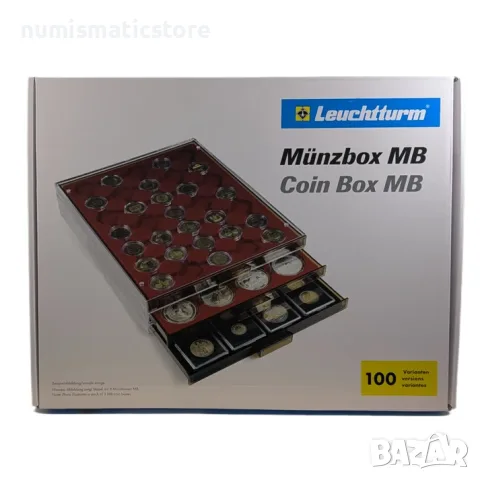 Leuchtturm монети MB кутия, различни размери, снимка 3 - Нумизматика и бонистика - 56336755