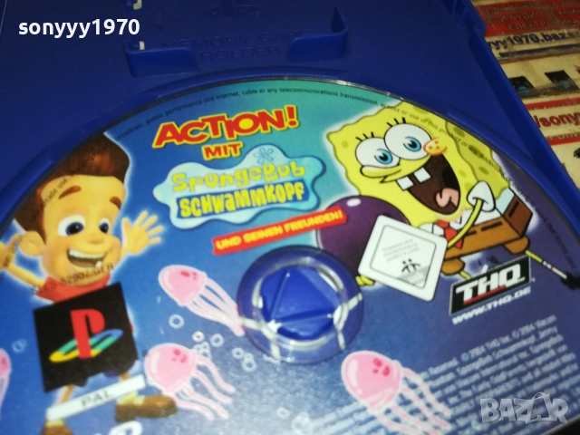SONY PS2 GAME-SPONGEBOB 2711250853, снимка 12 - Игри за PlayStation - 52556914