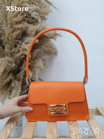 Малка дамска кожена чанта с тик-так закопчаване. Различни цветове , снимка 2 - Чанти - 52584264