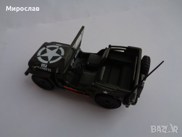  VICTORIA 1/43 JEEP WILLYS ИГРАЧКА КОЛИЧКА ВОЕНЕН МОДЕЛ ДЖИП, снимка 5 - Колекции - 44349818