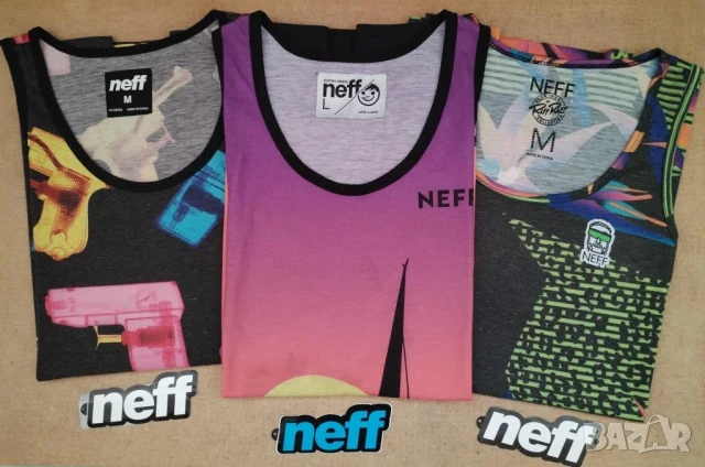 Супер запазени 3 потника Neff + подарък 1 Spitfire