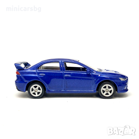 1:64 Метални колички: MITSUBISHI LANCER EVOLUTION X - Welly, снимка 3 - Колекции - 44639063