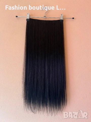 7,65 евро ‼️ 15 лева ‼️  Екстеншън на треса 100 грама ❤️ Дължина - 60 см. ✔️ Ширина - 25 см. 😍  , снимка 11 - Аксесоари за коса - 53025010