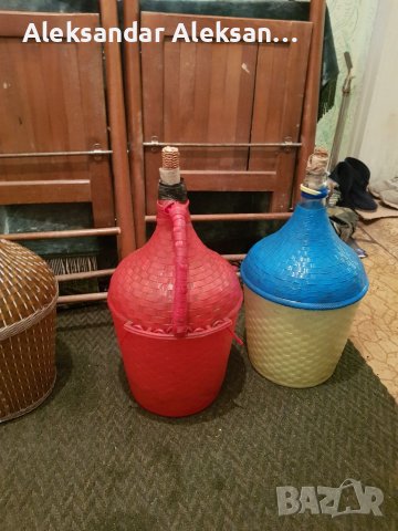 Плетени дамаджани, снимка 2 - Антикварни и старинни предмети - 37462802