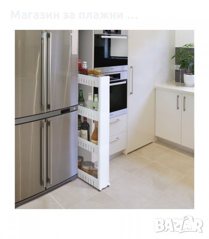 ПОДВИЖНА ЕТАЖЕРКА НА КОЛЕЛА ЗА БАНЯ И КУХНЯ 31,90лв, снимка 6 - Етажерки - 34195357