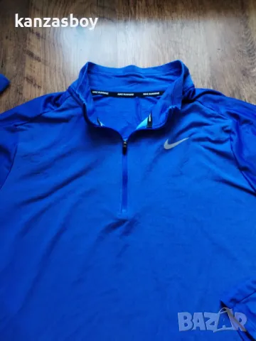 Nike Dri-FIT Element Top Half-Zip - страхотна мъжка блуза ХЛ КАТО НОВА, снимка 2 - Блузи - 49416032