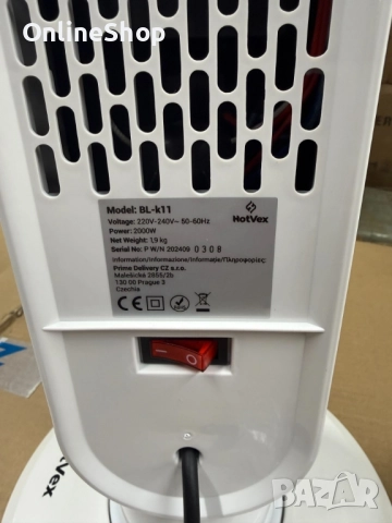 HotVex Tower Heater – мощен и стилен отоплител за всеки дом или офис, снимка 13 - Отоплителни печки - 52450935