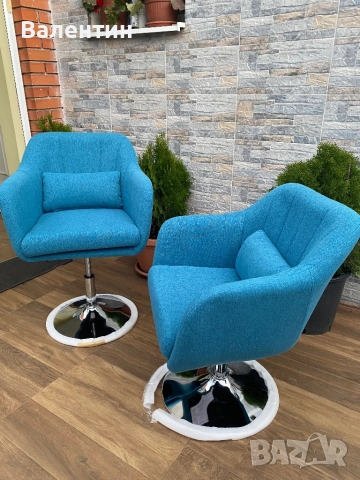 Комплект от 2 кресла Homcom, снимка 2 - Столове - 52399315