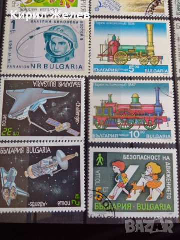 Пощенски марки серий микс Мотори, Локомотиви, Космос от соца за колекция - 22427, снимка 5 - Филателия - 36676144