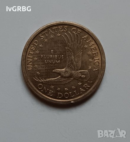 1 долар САЩ 2000 Индианка Sacagawea Dollar Coin , Монета от САЩ , снимка 2 - Нумизматика и бонистика - 44277512