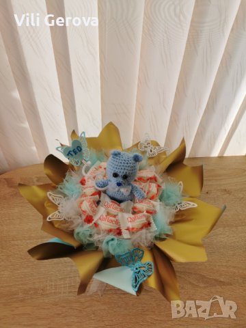 Букети с бонбони, снимка 6 - Подаръци за жени - 42263530