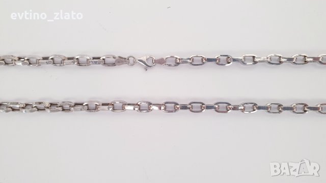 Златни синджири от бяло злато- 14К, снимка 6 - Колиета, медальони, синджири - 42206211