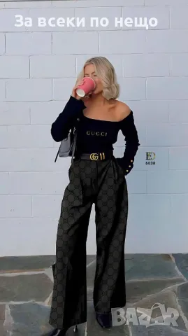 Дамски комплект Yves Saint Laurent🔝Gucci - Налични различни цветове Код D1007, снимка 3 - Комплекти - 47398469