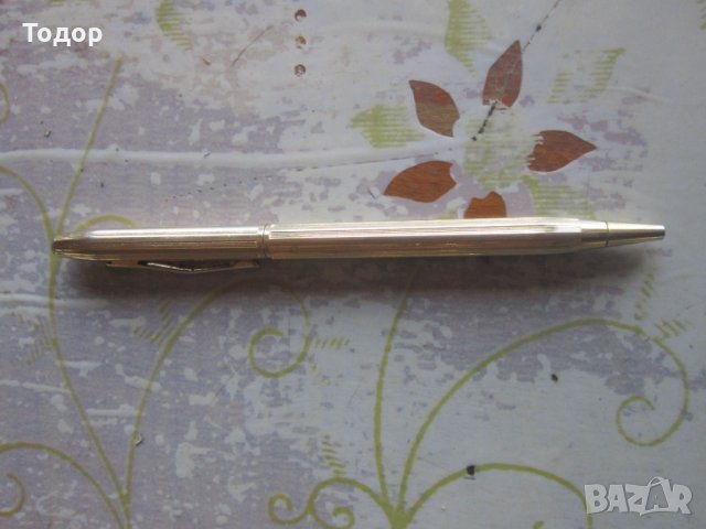 Позлатен химикал химикалка , снимка 3 - Колекции - 33729852