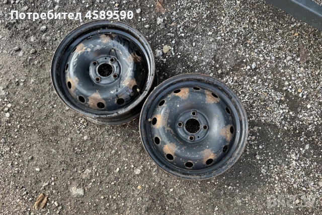 2бр.Оригинални джанти 15цола 4x100 за Dacia Dokker,Lodgy,Sandero,Renault,Nissan Micra